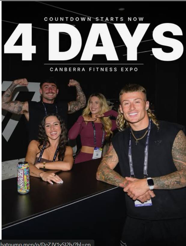 4 Days to Canberra fitness expo