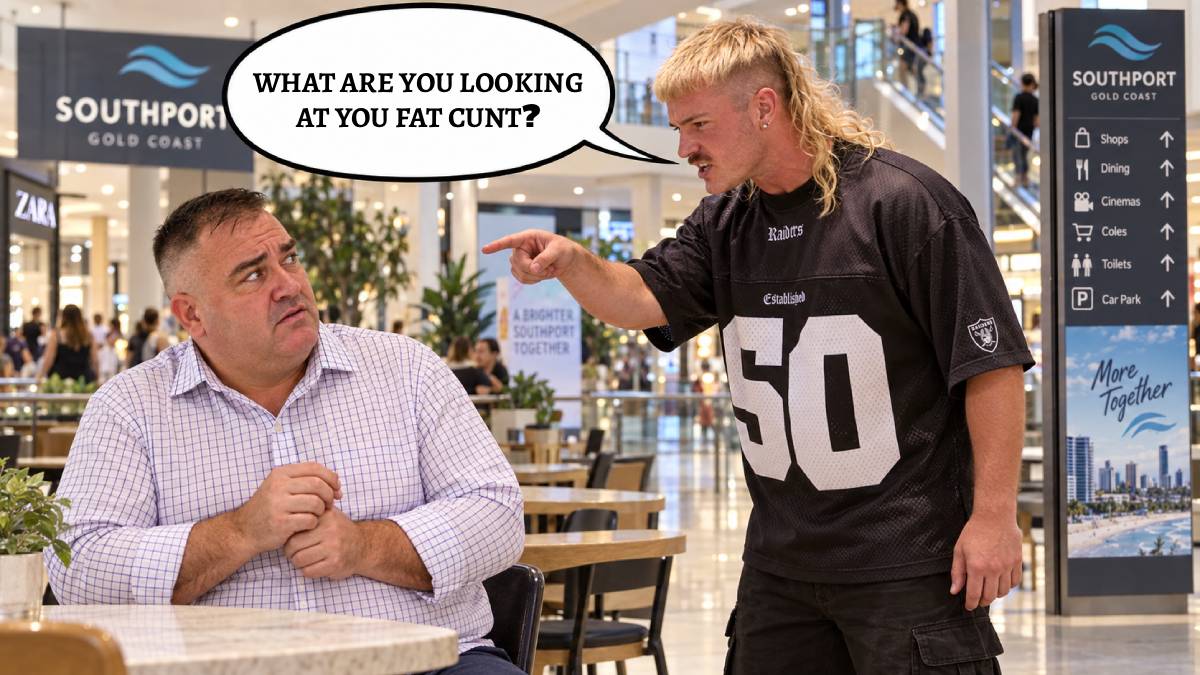 The heckle — Alex confronts Mr. Watson, Southport