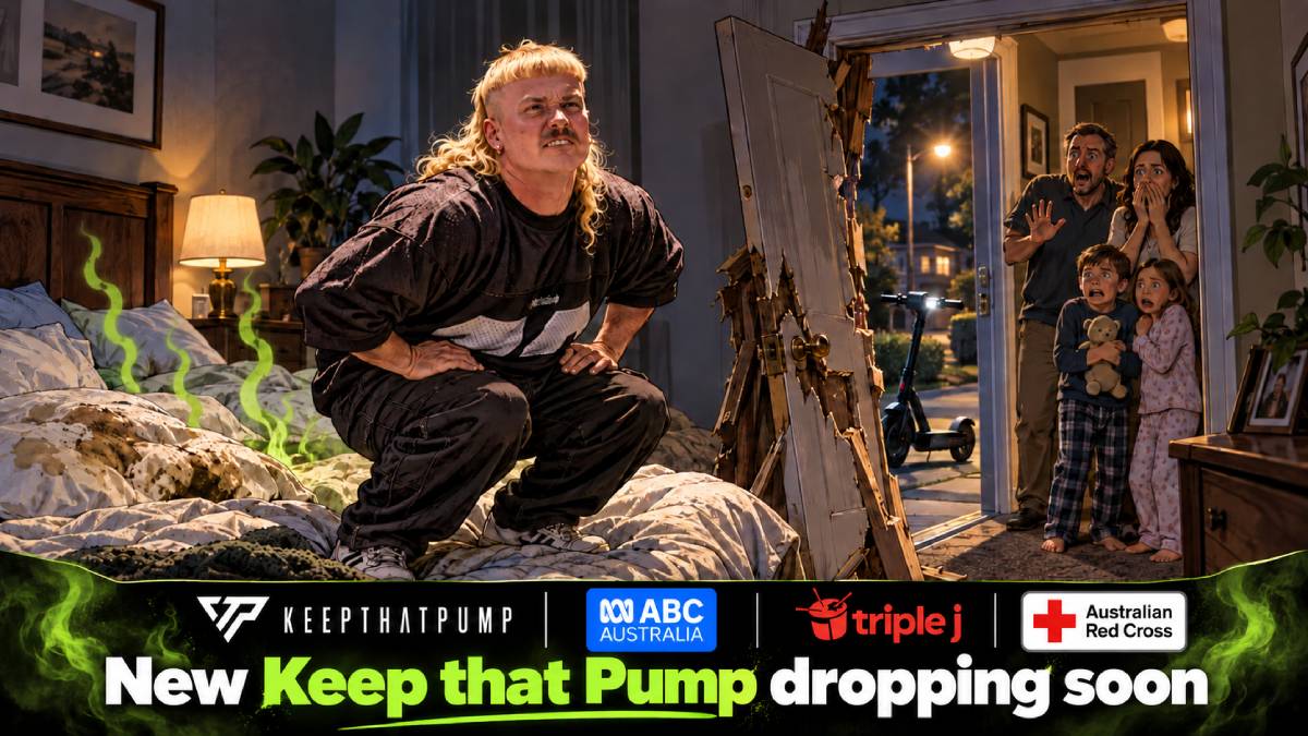 Keep the Pump drop incoming — Alex and sponsors over the bed