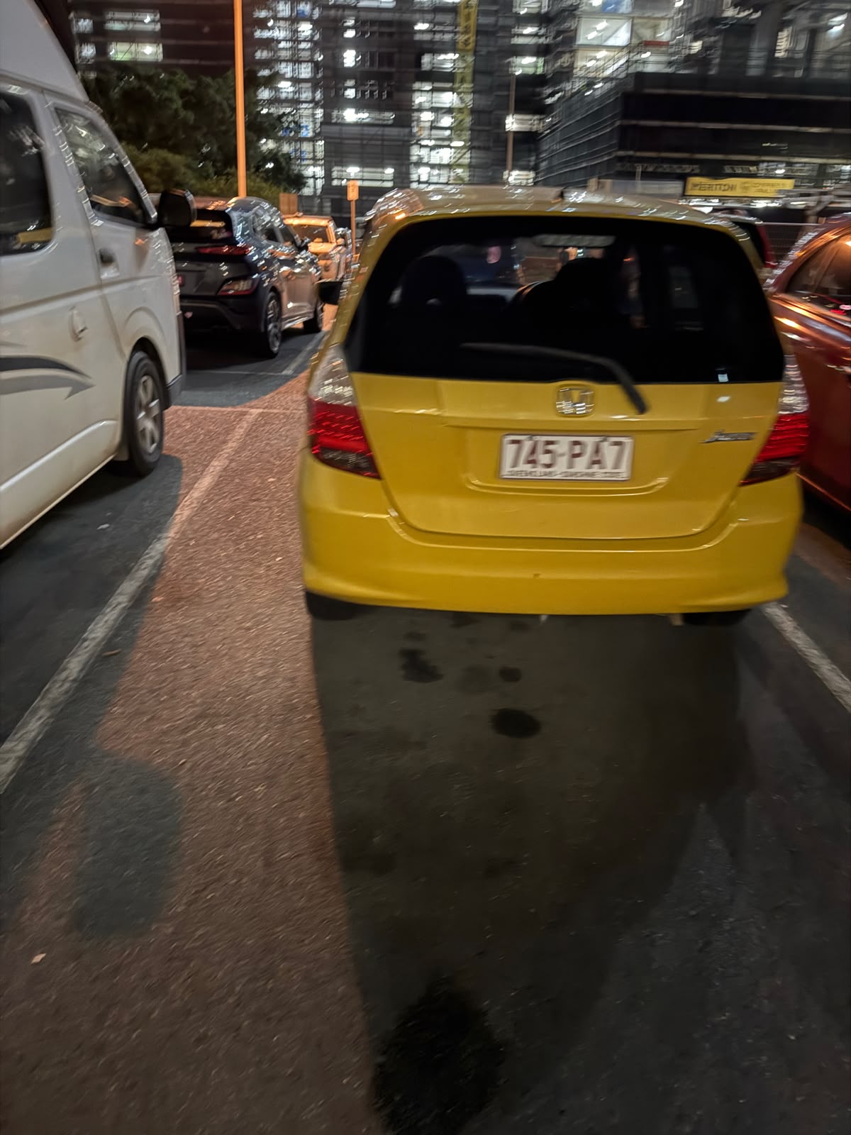 Honda Jazz — the car Bodie Chalmers is driving unlicensed