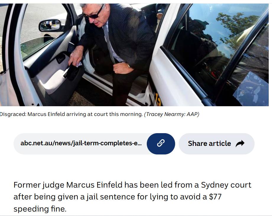 Judge Marcus Einfeld