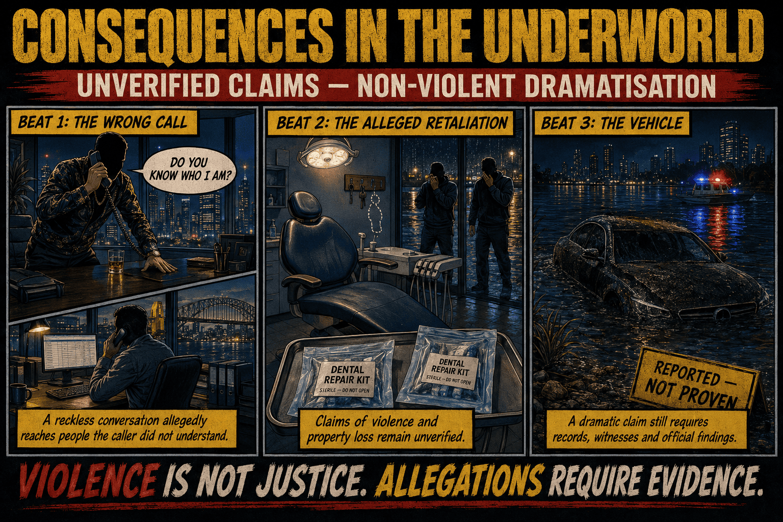 The wrong call, unverified consequences