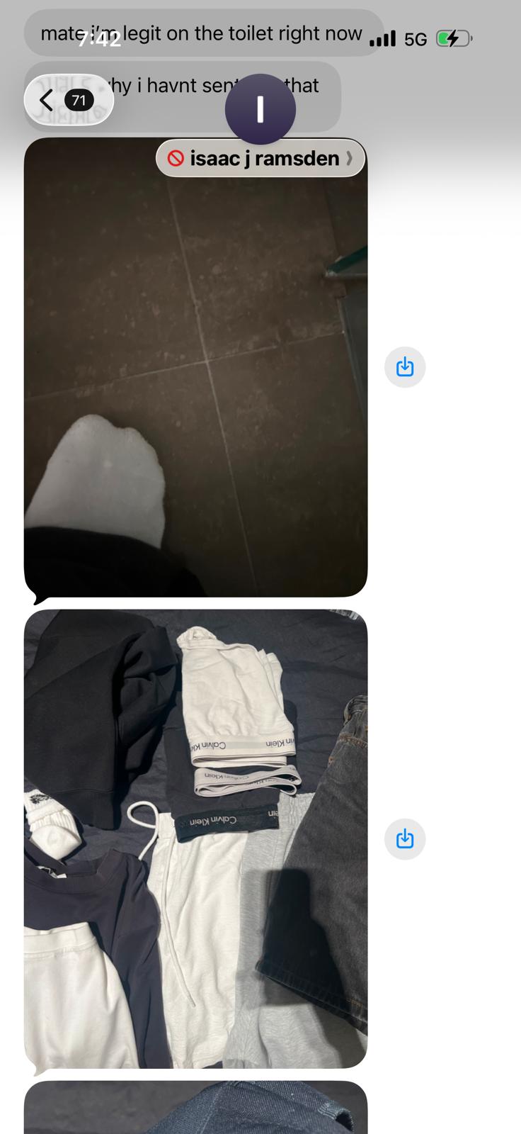 SMS message exchange 8
