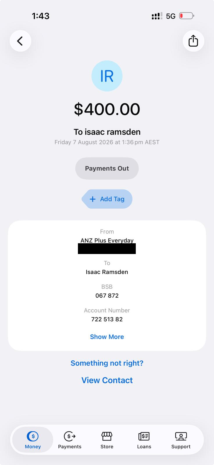 Payment receipt 3