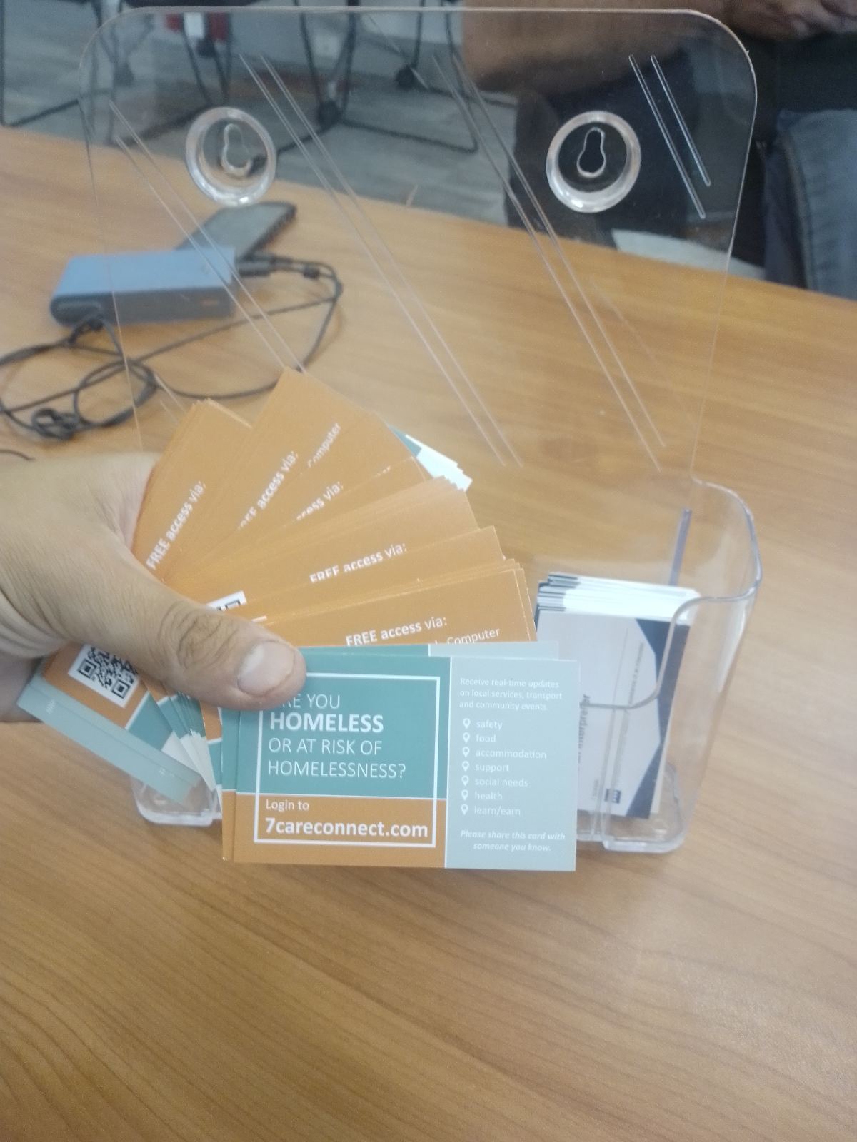 7 Care Connect library cards at Southport Library