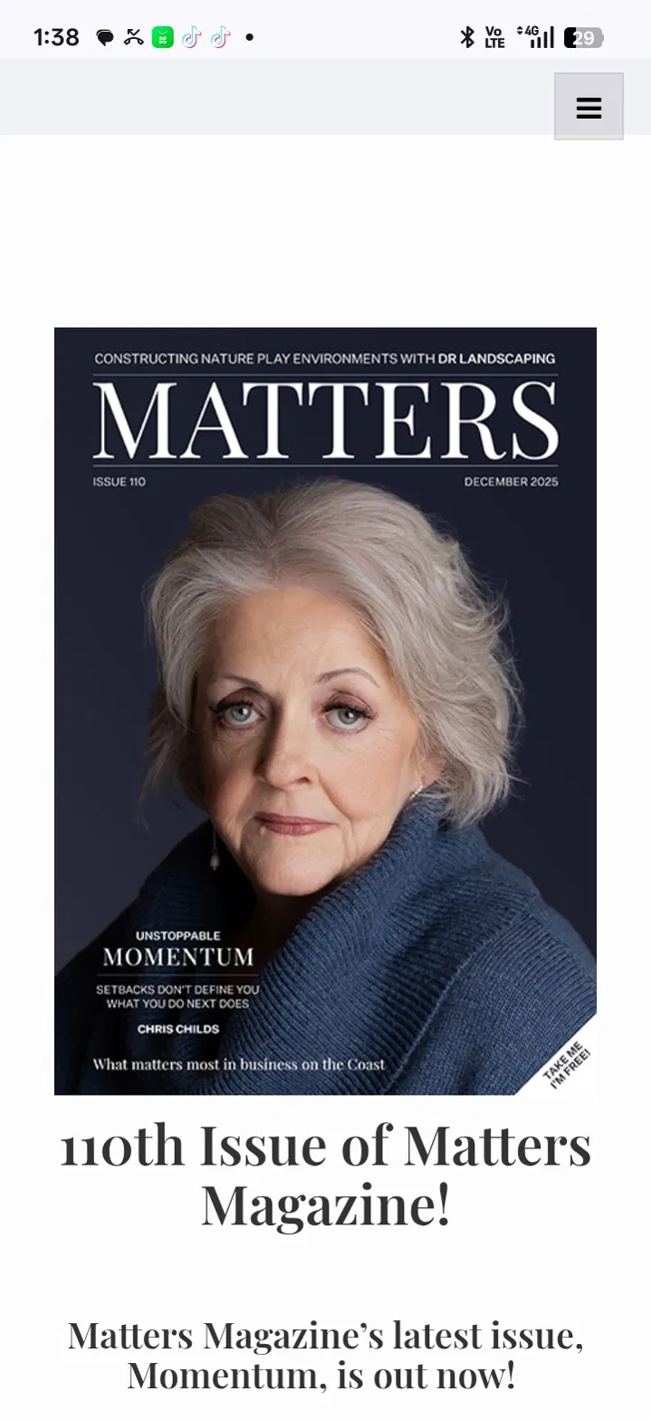 Matters Magazine cover