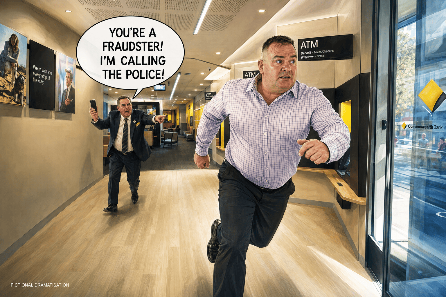 Commonwealth Bank closes account