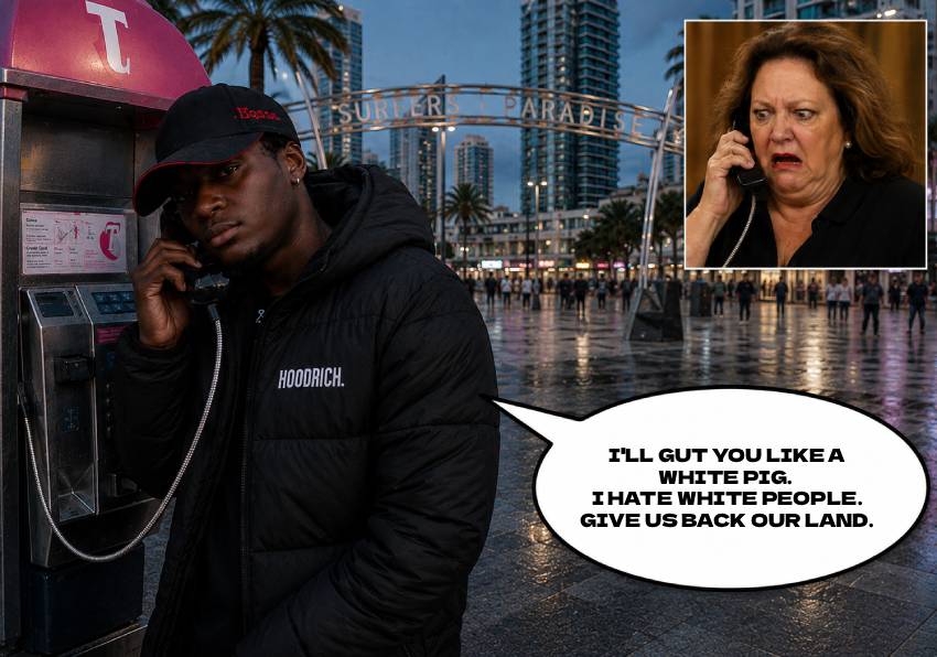 RJ calling Hancock Prospecting — gut you like a white pig