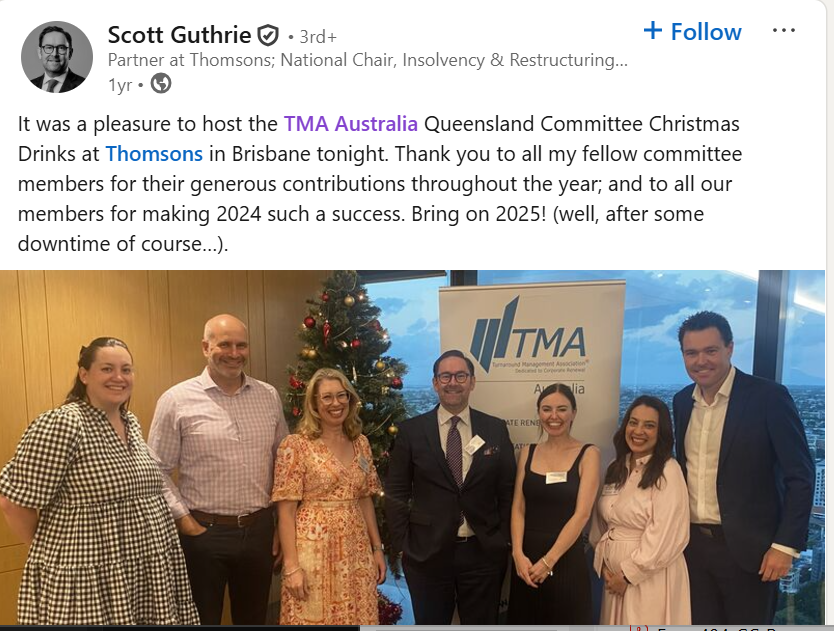 Christmas drinks · TMA