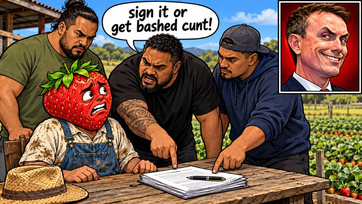 Strawberry farmer · forced sale · James Ashby